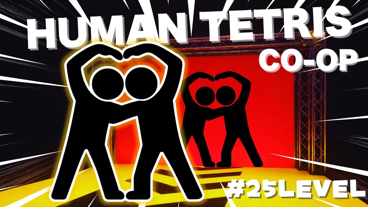 14-Min HUMAN TETRIS | Immersive Interactive Warm Up | CO-OP