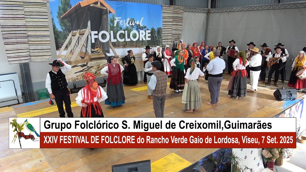 Grupo Folclórico S. Miguel de Creixomil, Guimarães, 2025 em Lordosa, Viseu (1)