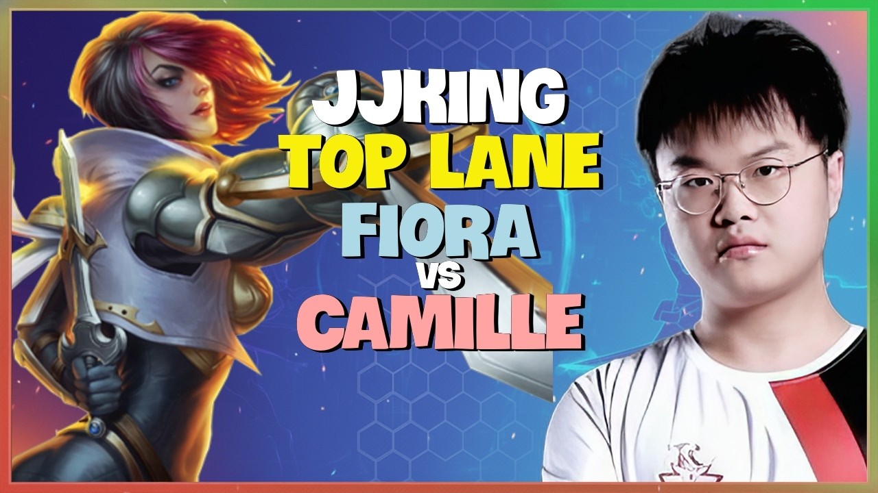 Rank 1 Fiora : JJking is CLEANLY CRUSHING Camille in CN Super Server