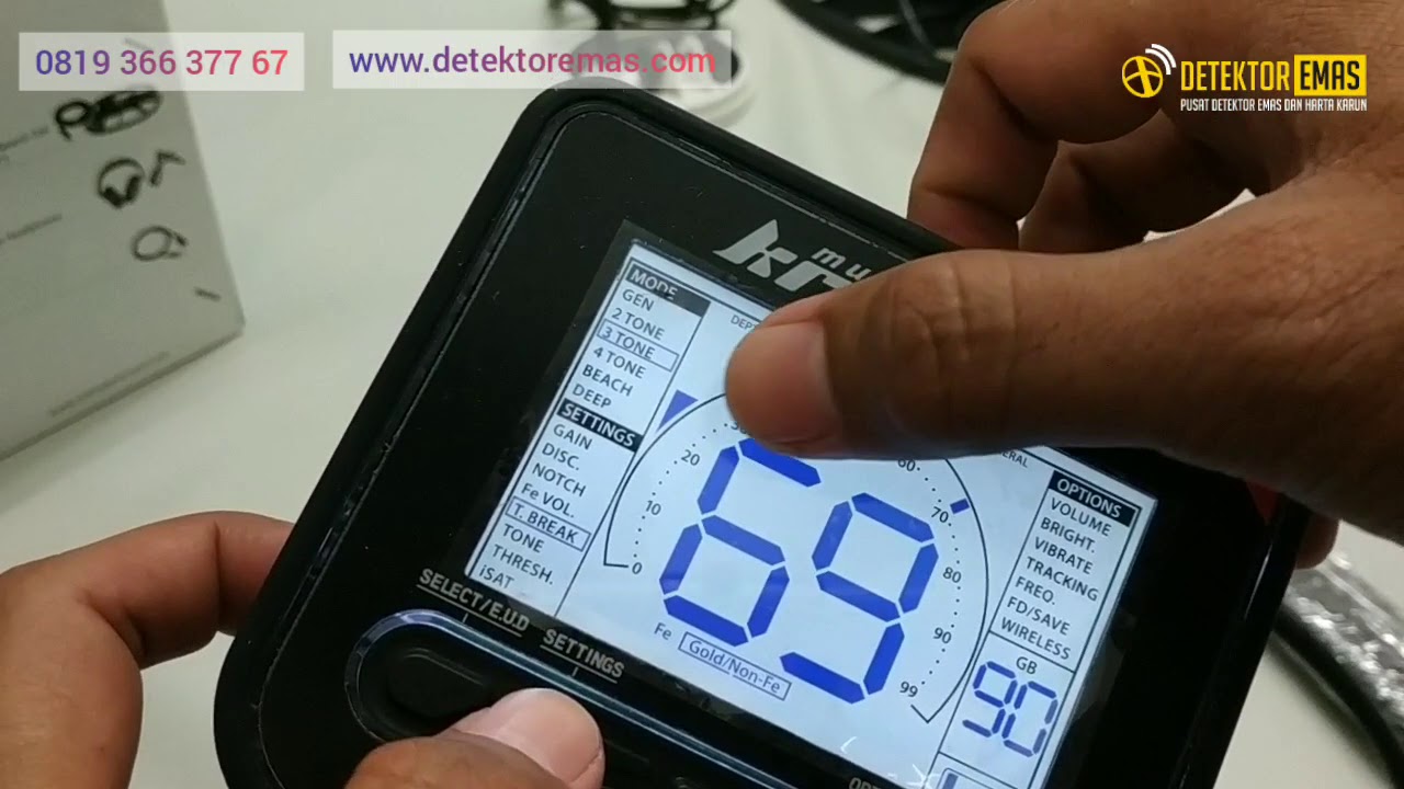 Cara settingan menghilangkan gangguan sampah besi pada Metal detector Nokta Makro Multi Kruzer