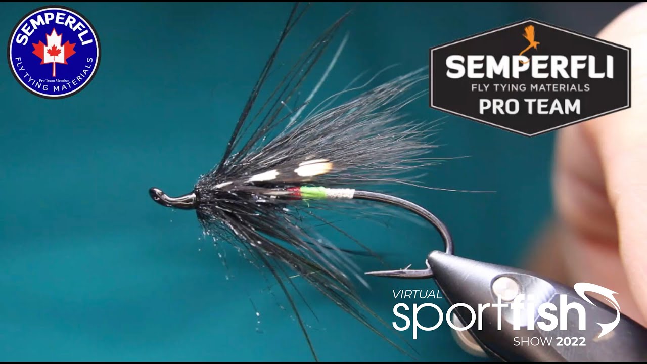 Tying the Undertaker salmon fly with Semperfli pro, Rick Passek