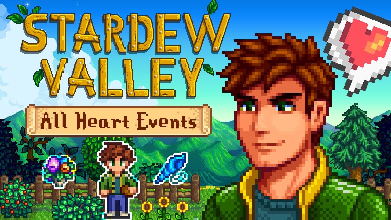 Stardew Valley - Alex All Heart Events
