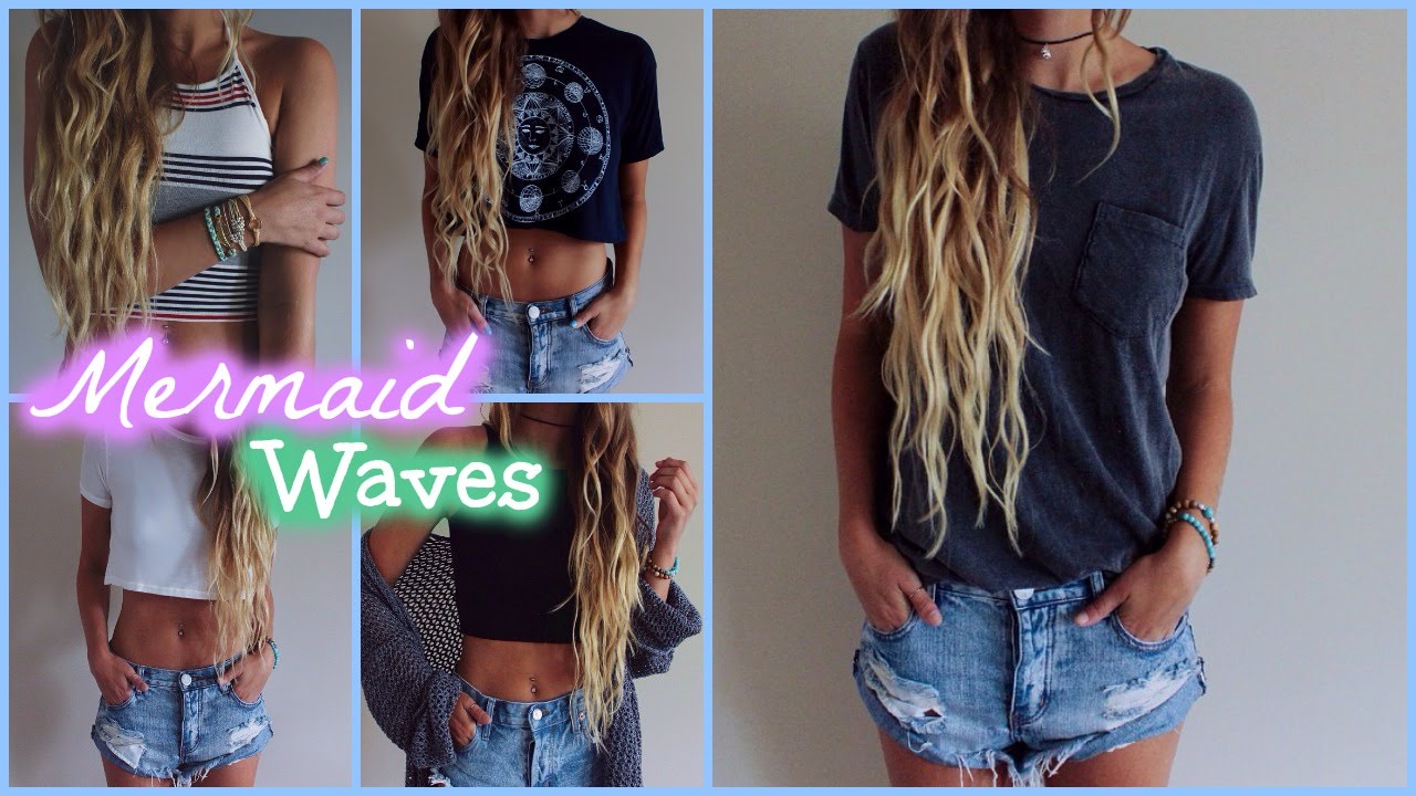 Mermaid Waves // Hair Tutorial