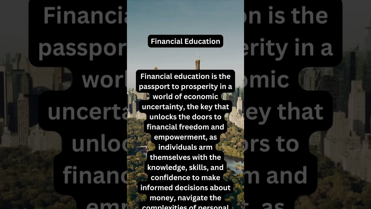 Empower Yourself with Financial Education: 21 Insights to Unlock Success! 