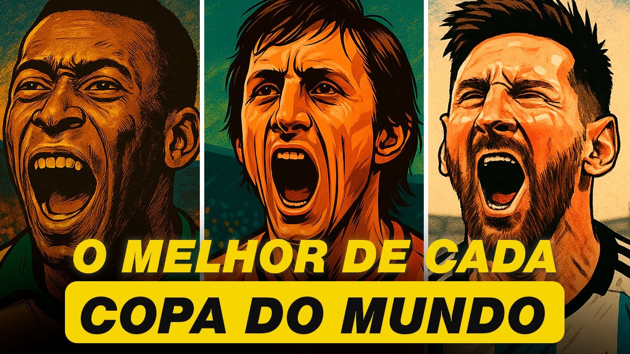 O MELHOR DE CADA COPA DO MUNDO (1950–2022) | IA DECIDE
