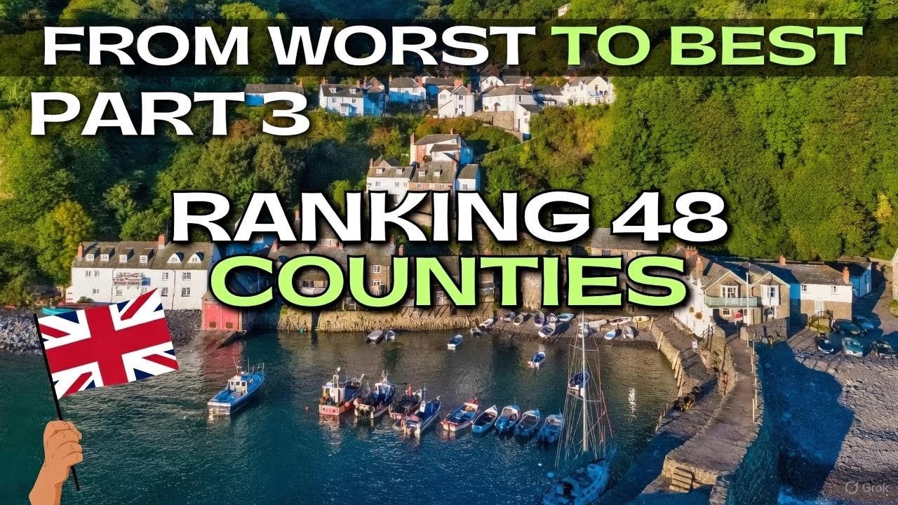 Рейтинг 48 графств Англии (от худшего к лучшему), часть 3.