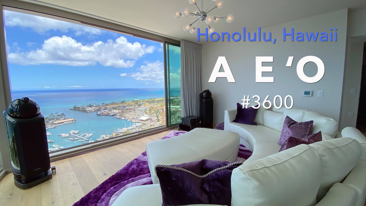 【FOR SALE】AE'O #3600 Kakaako Panoramic Ocean View / Whole Foods/ Hawaii Real Estate ハワイ不動産 アエオ