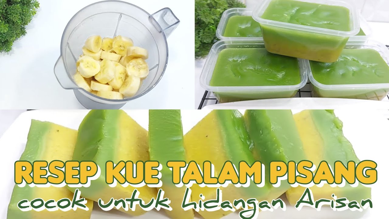Resep Kue Talam Pisang! cara membuatnya Gampang banget