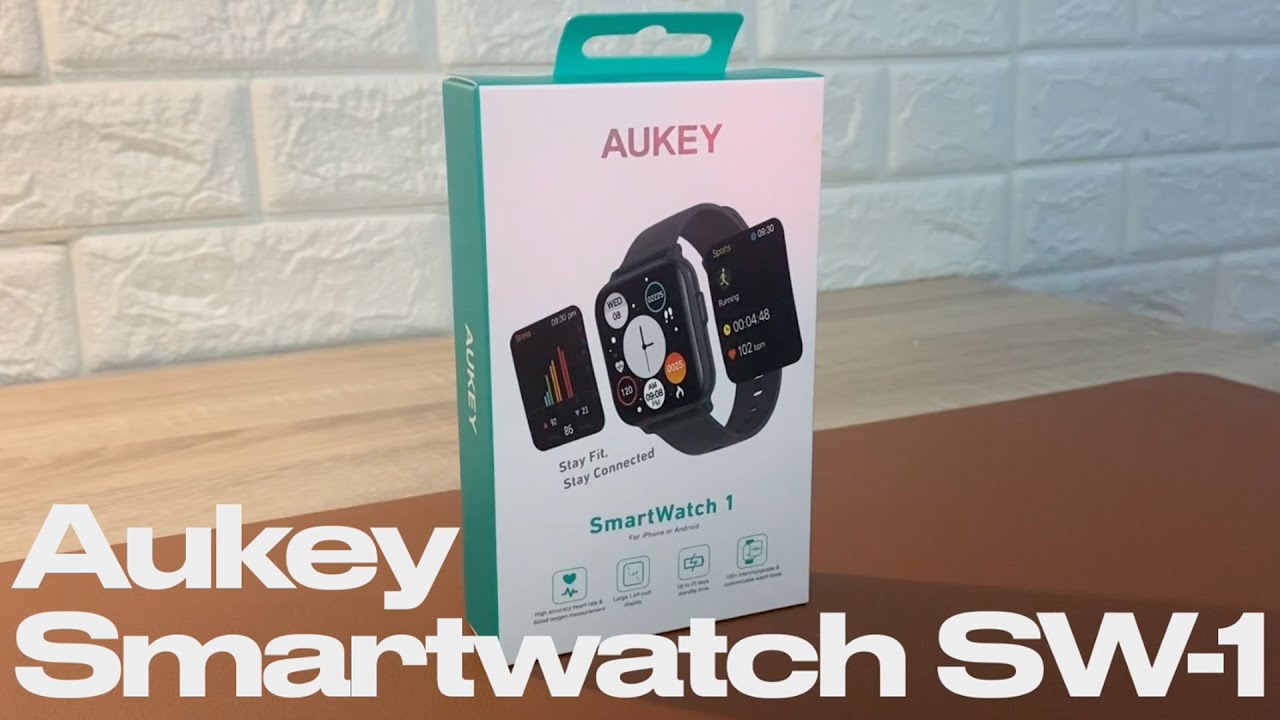 Keren! Unboxing Jam Tangan Pintar Aukey Smartwatch 1 / SW1 - Penerus Aukey LS-02 ( Calon Terlaris )