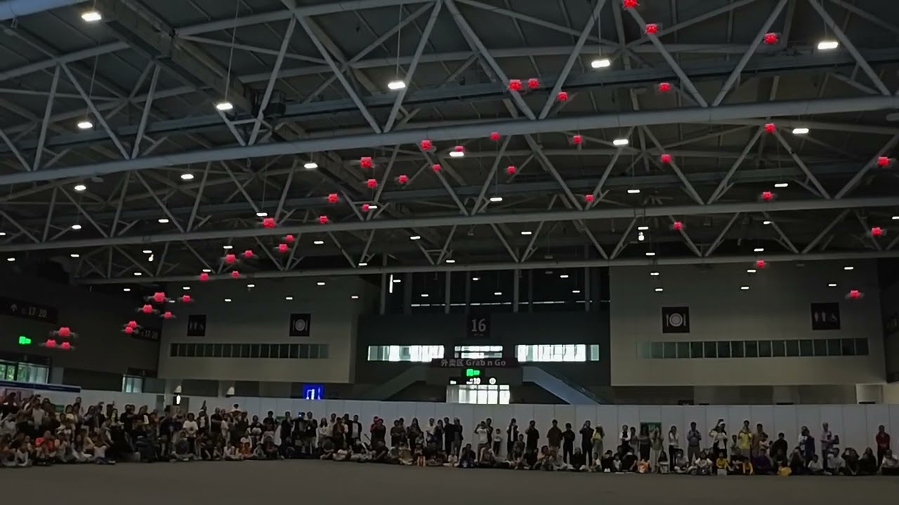 Drone Light Show Demo | Next-Gen Technology Demo | Confia Tech Experience