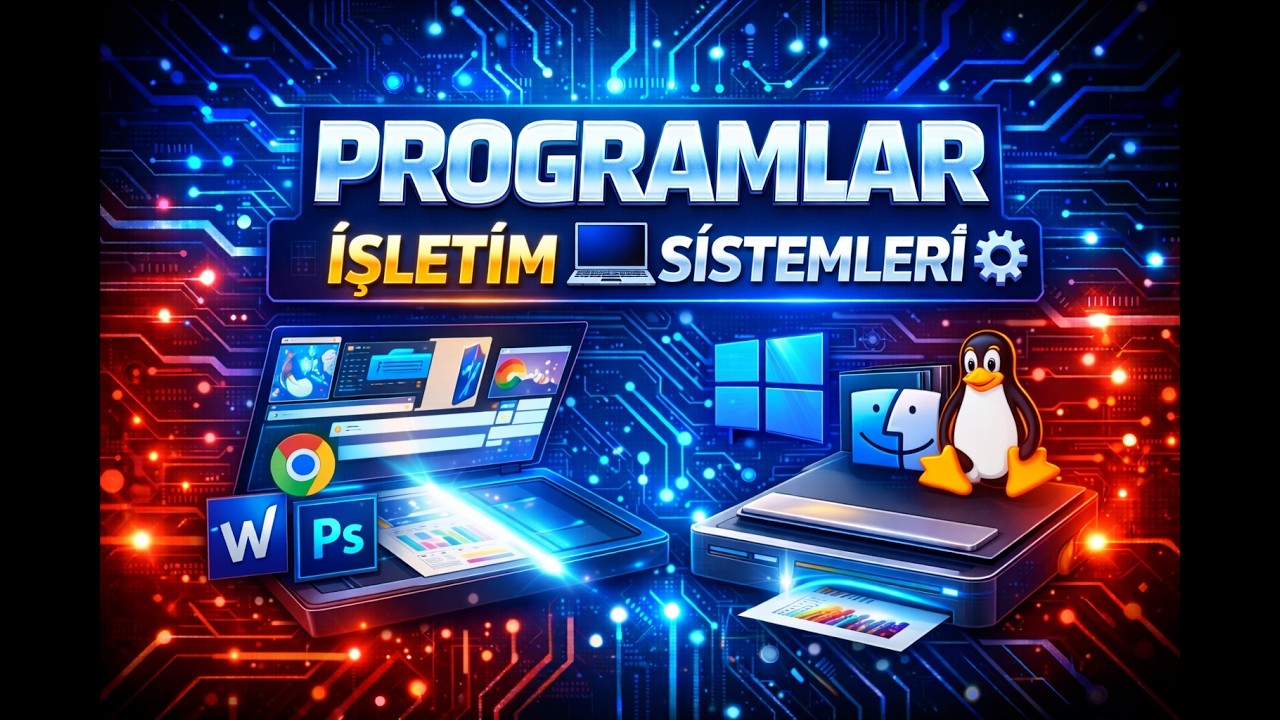 Programlar ve İşletim Sistemleri Nedir? | Bilgisayarda Yazılımın Kalbini Keşfet!