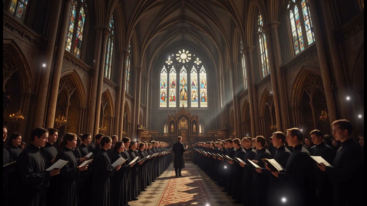 Gregorian Sacred Latin Chant Echoing Through the Cathedral | Deep Spiritual Meditation