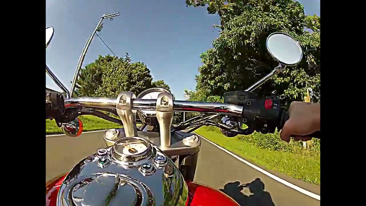 2003 Triumph Speedmaster 800 ride along - rural NJ roads