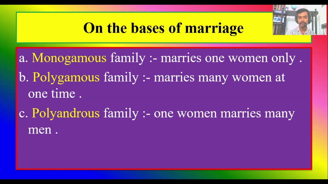 FAMILY &ndash; meaning ,definition , characteristics ,types ,functions - - Online Lecture,