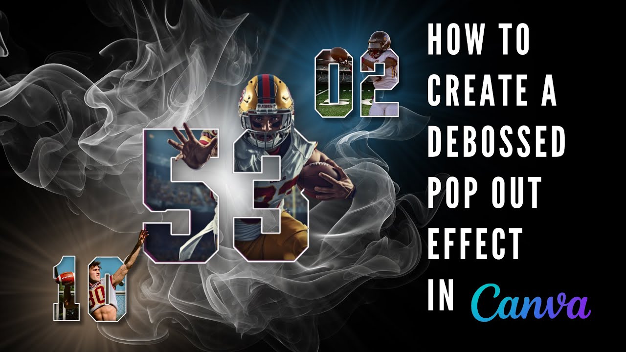 How to Create a Debossed Pop Out Effect in Canva