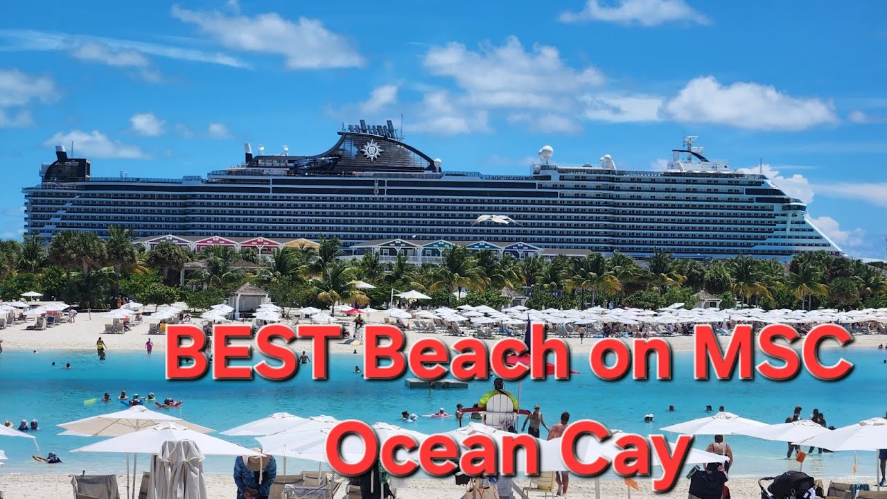 We Found the LEAST Crowded Beach on MSC Ocean Cay