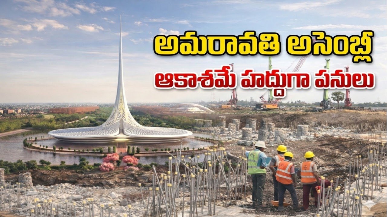 అమరావతిలో అద్భుతం. ఆకాశాన్ని తాకేలా ఏపీ కొత్త అసెంబ్లీ.. లేటెస్ట్ గ్రౌండ్ రిపోర్ట్.#assmbly 
