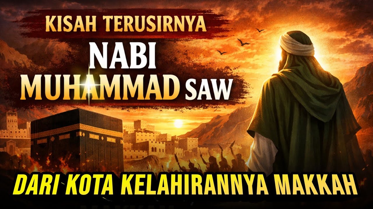 🌺 KISAH MENGHARUKAN RASULULLAH ﷺ Terusir Dari Kota Kelahirannya Makkah Al-mukarromah