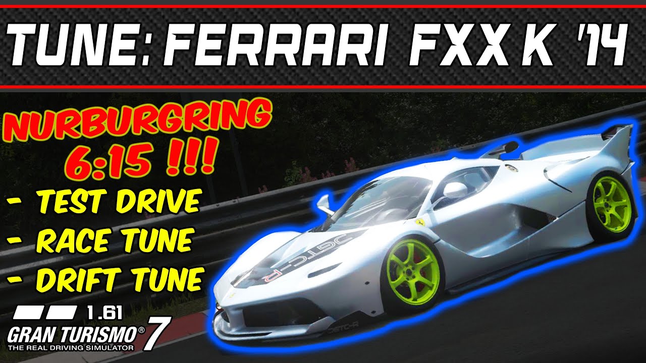 GT7 - Tune: Ferrari FXX K '14 - Gran Turismo 7 - 1.61