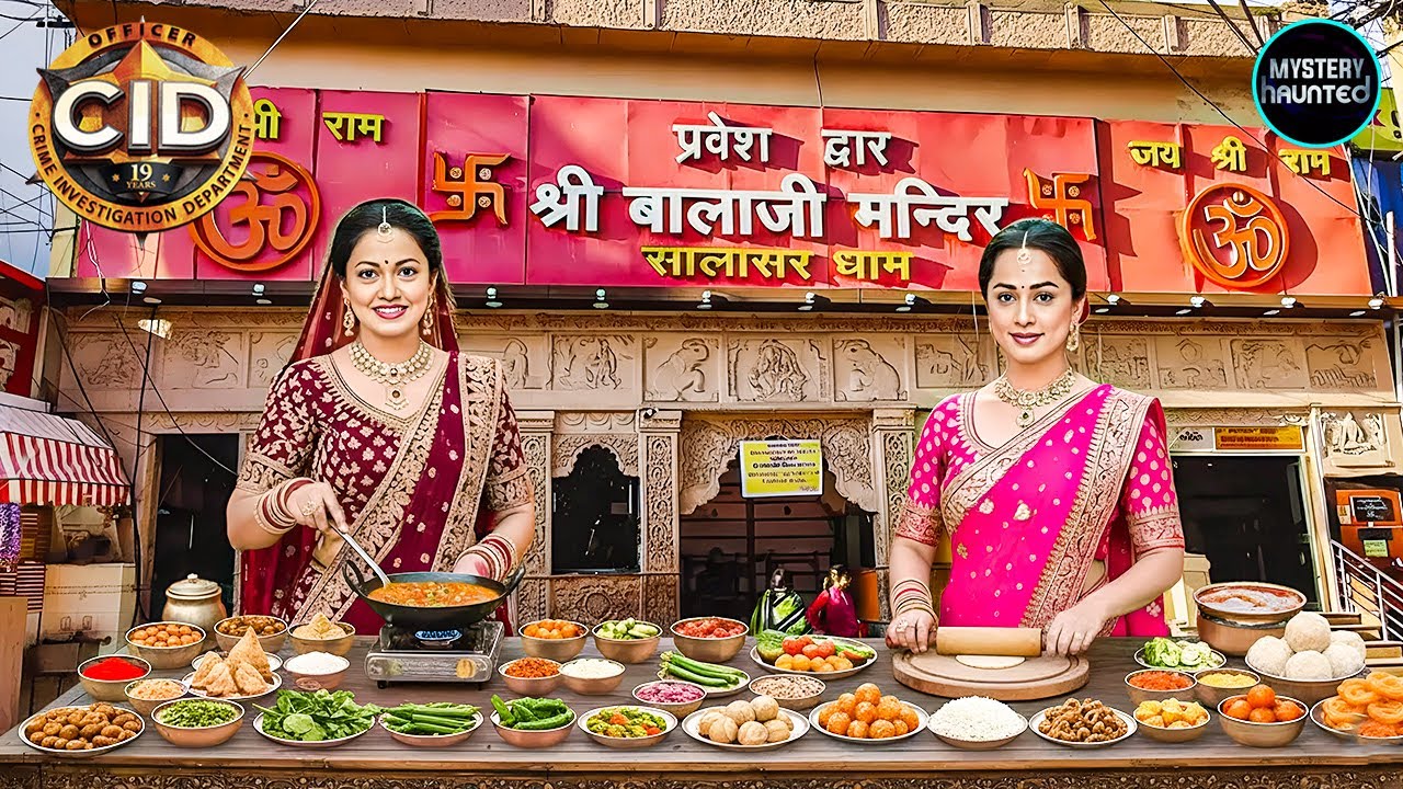 मुजरिम को पकड़ने के लिए बालाजी मंदिर के बाहर खाना बनाने पहुंची पूर्वी और श्रेया || CID New Episode