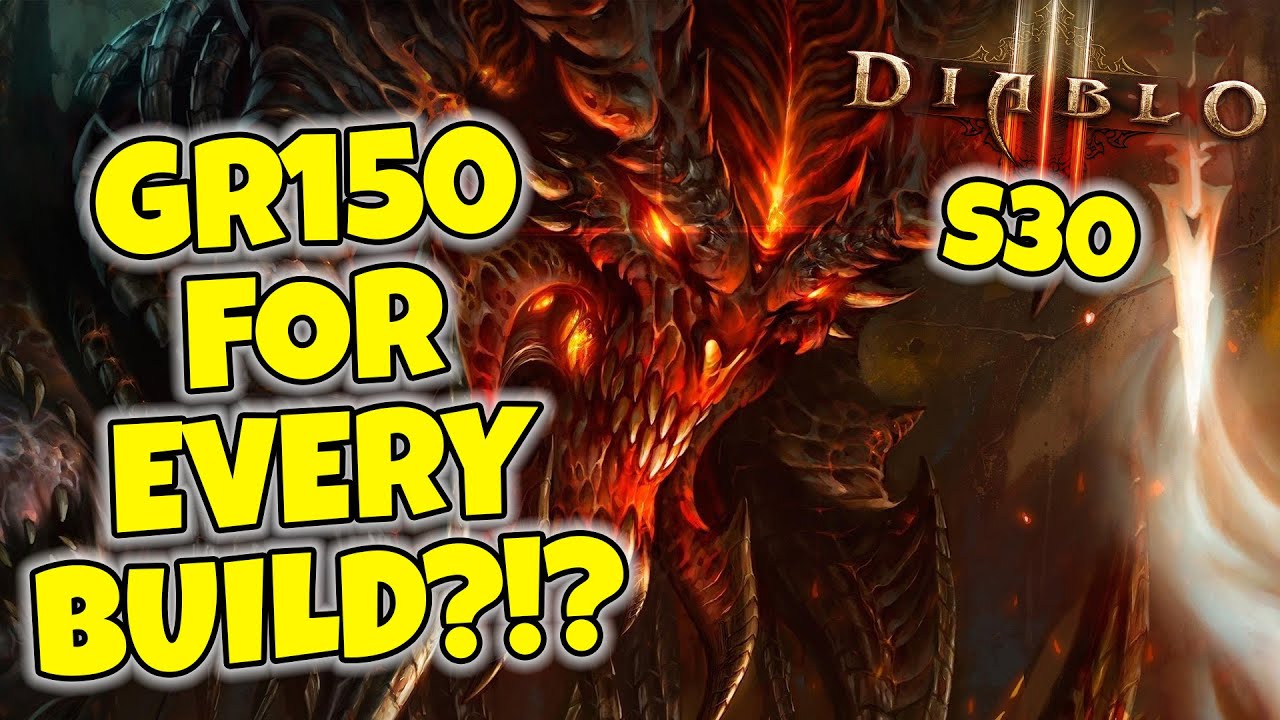 Strongest Season Ever? GR150 for EVERY BUILD?? Diablo 3 S30 PTR Review