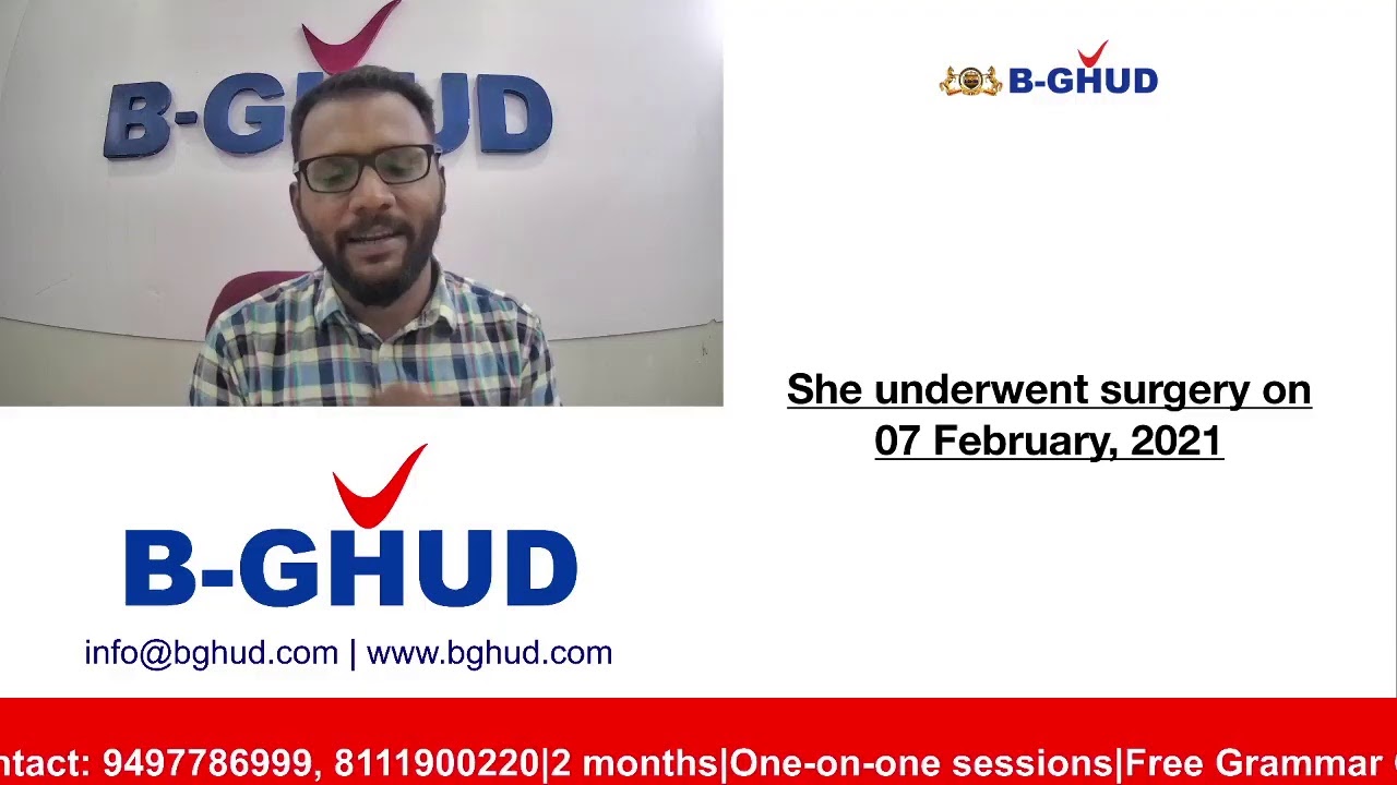 B-GHUD OET ESSENTIAL GRAMMAR #5