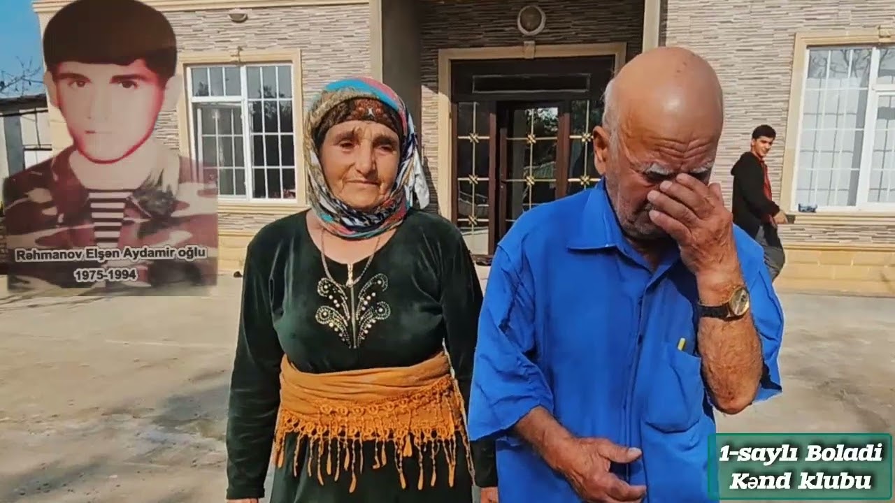 Məzarı olmayan şəhid  Rəhmanov Elşən Aydəmir oğlunun  valideyinlərini ziyarət etdik. 