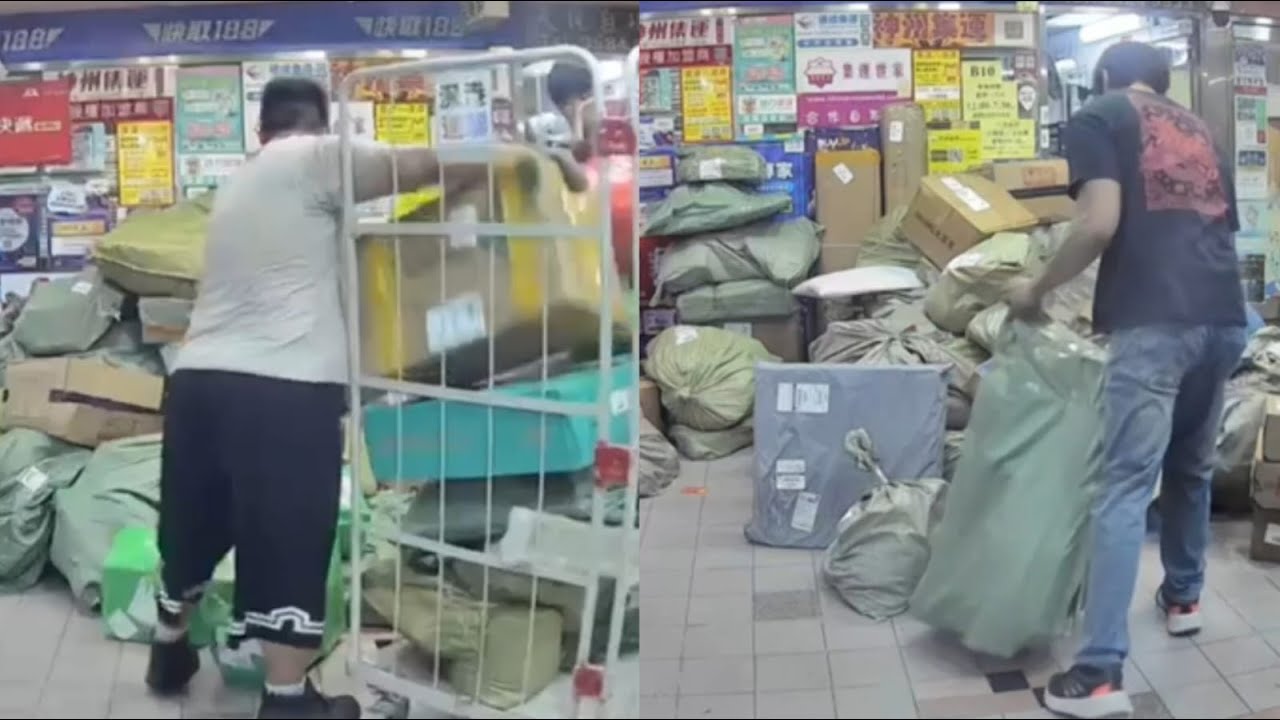 東張西望｜自提點亂象絕演越烈  阻塞行人通道影響其他商戶｜自提點｜阻塞行人通道｜影響其他商戶｜黎寬怡