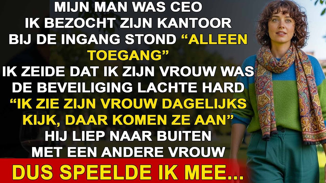Mijn man had een geheim: bij zijn kantoor noemden ze een andere vrouw zijn vrouw dus speelde ik mee.