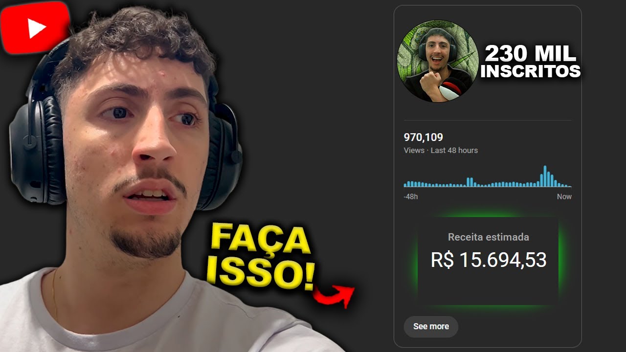 COMO GANHAR DINHEIRO CANAL FUTEBOL no YOUTUBE (Revelando o Segredo)