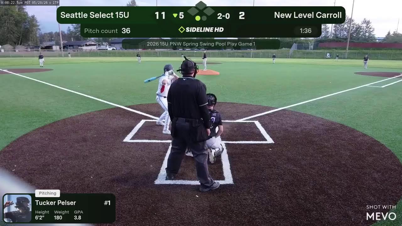 Seattle Select 15U @ New Level Carroll (2026.05.29)