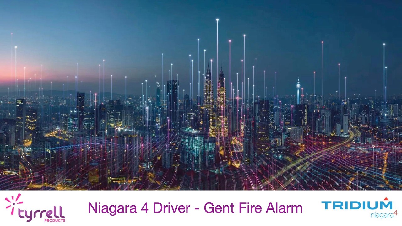 How to integrate a Gent Fire Alarm in Tridium Niagara 4 ~ TBT