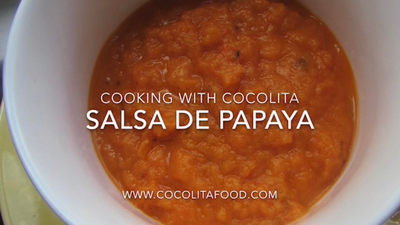 SALSA DE PAPAYA