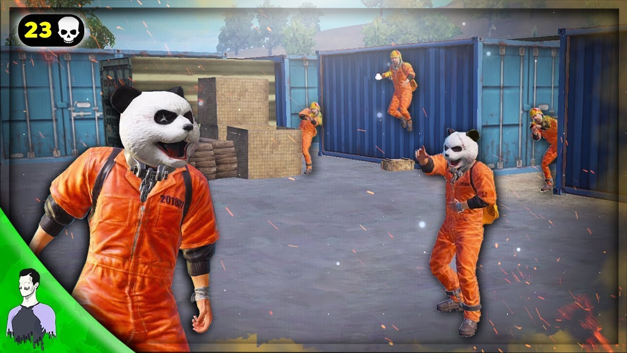 هذا منو 🐼! معقولة هيج اركض اني 😂؟ ببجي موبايل