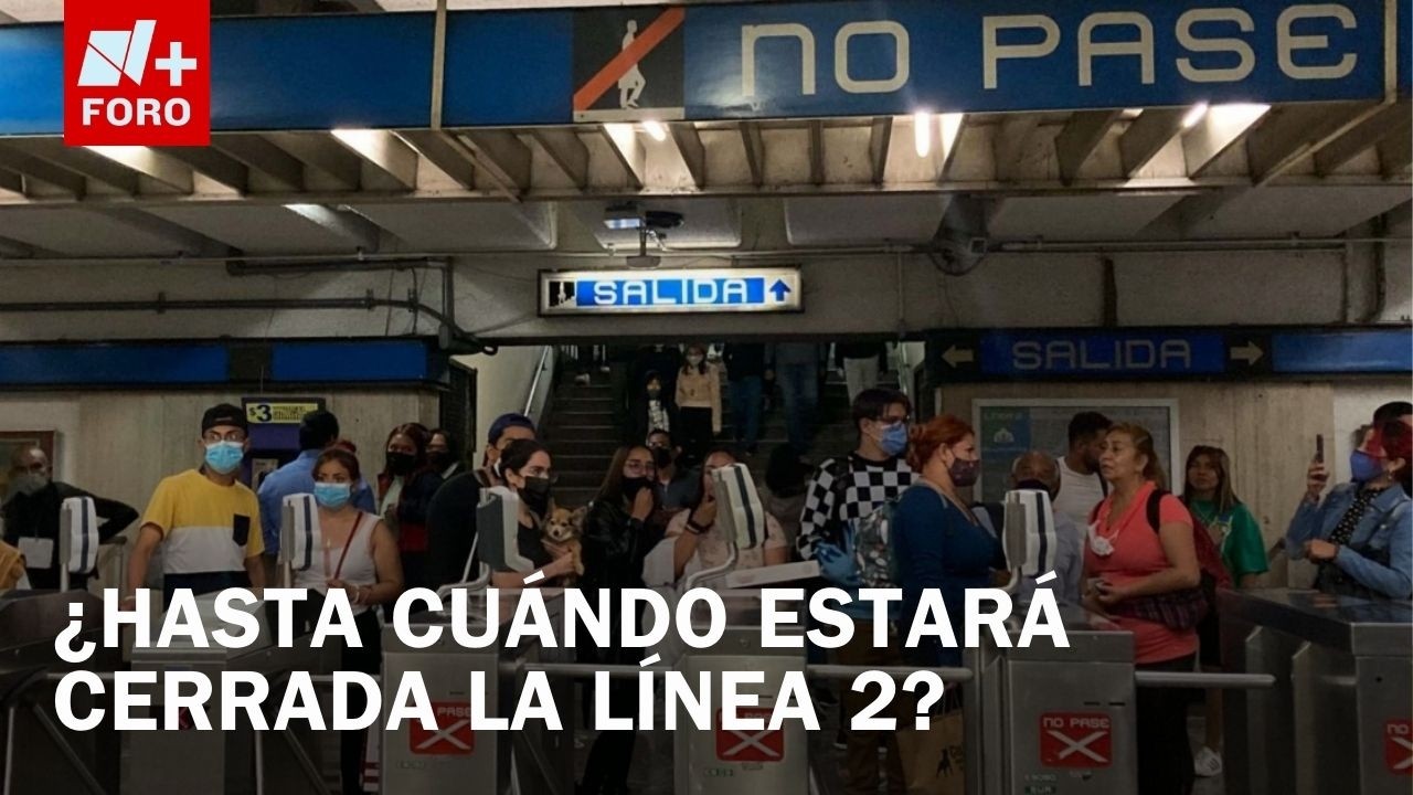 Cierre de la estación San Antonio Abad de la Línea 2 del Metro CDMX