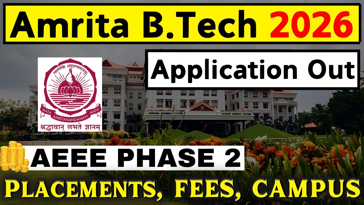 AEEE 2026 Phase 2 Application Form - How To Fill Amrita BTech Phase 2 Application 2026| AEEE Phase 2