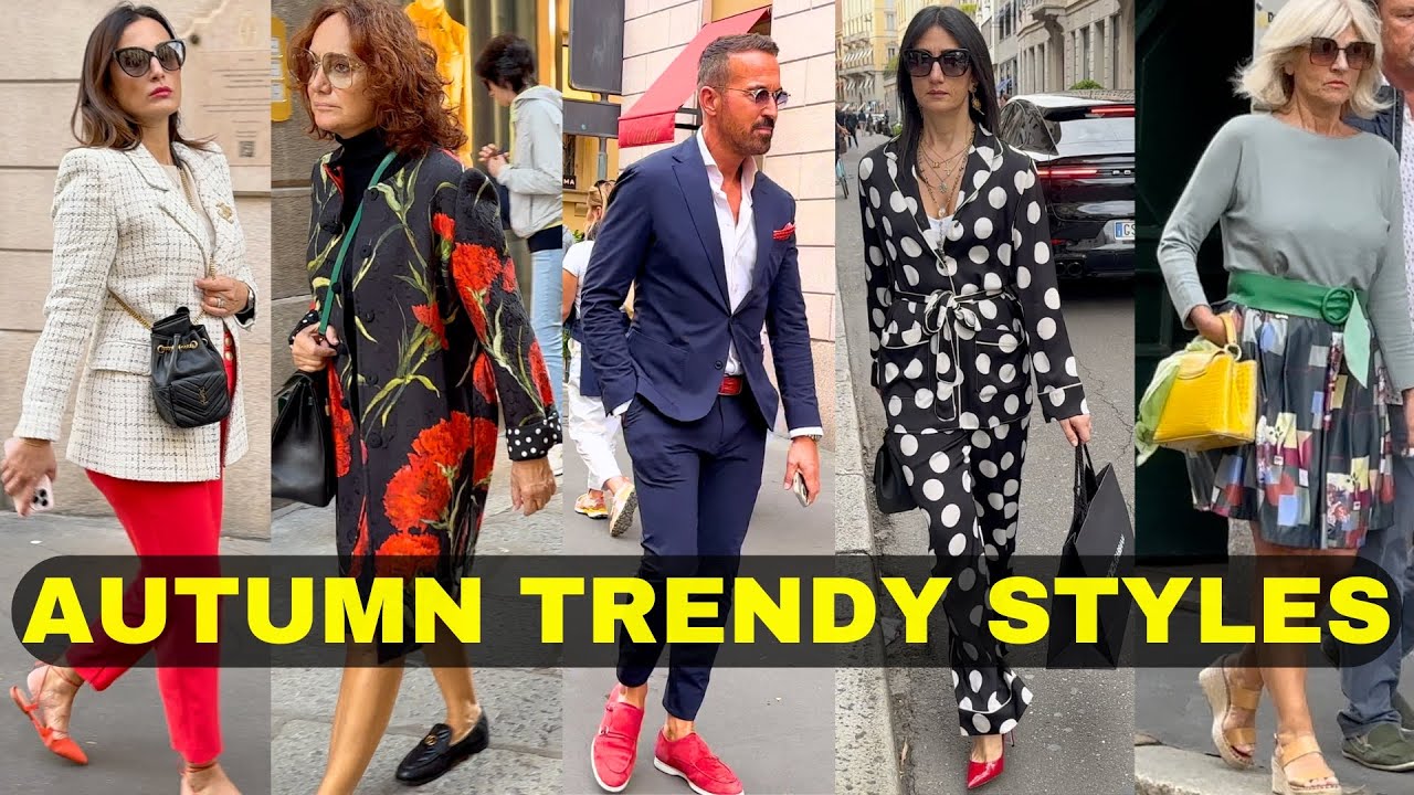 🍁 Fall Fashion on Milan's Most Luxurious Street