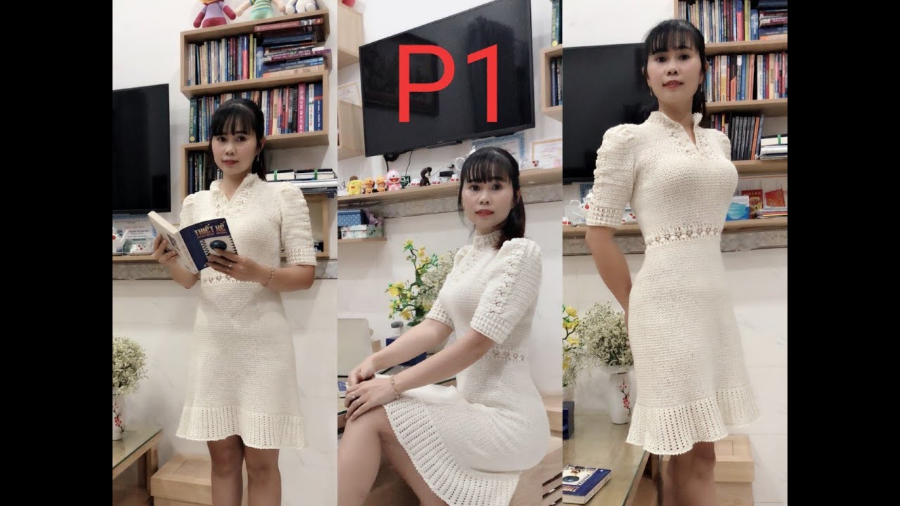 CROCHET WHITE DRESS Móc đầm trắng Thư Ký Kim, Lisa, Lý Thấm P1