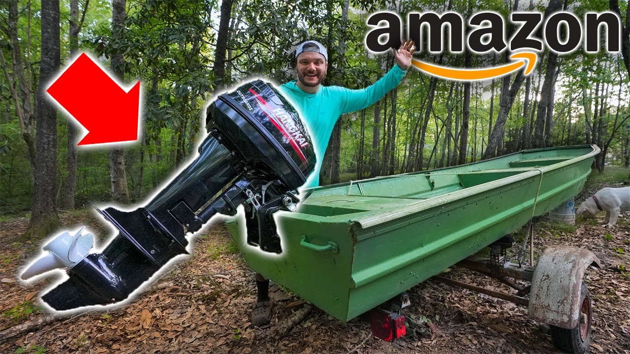 Я купил самый дорогой подвесной мотор на Amazon!! (1700 долларов)