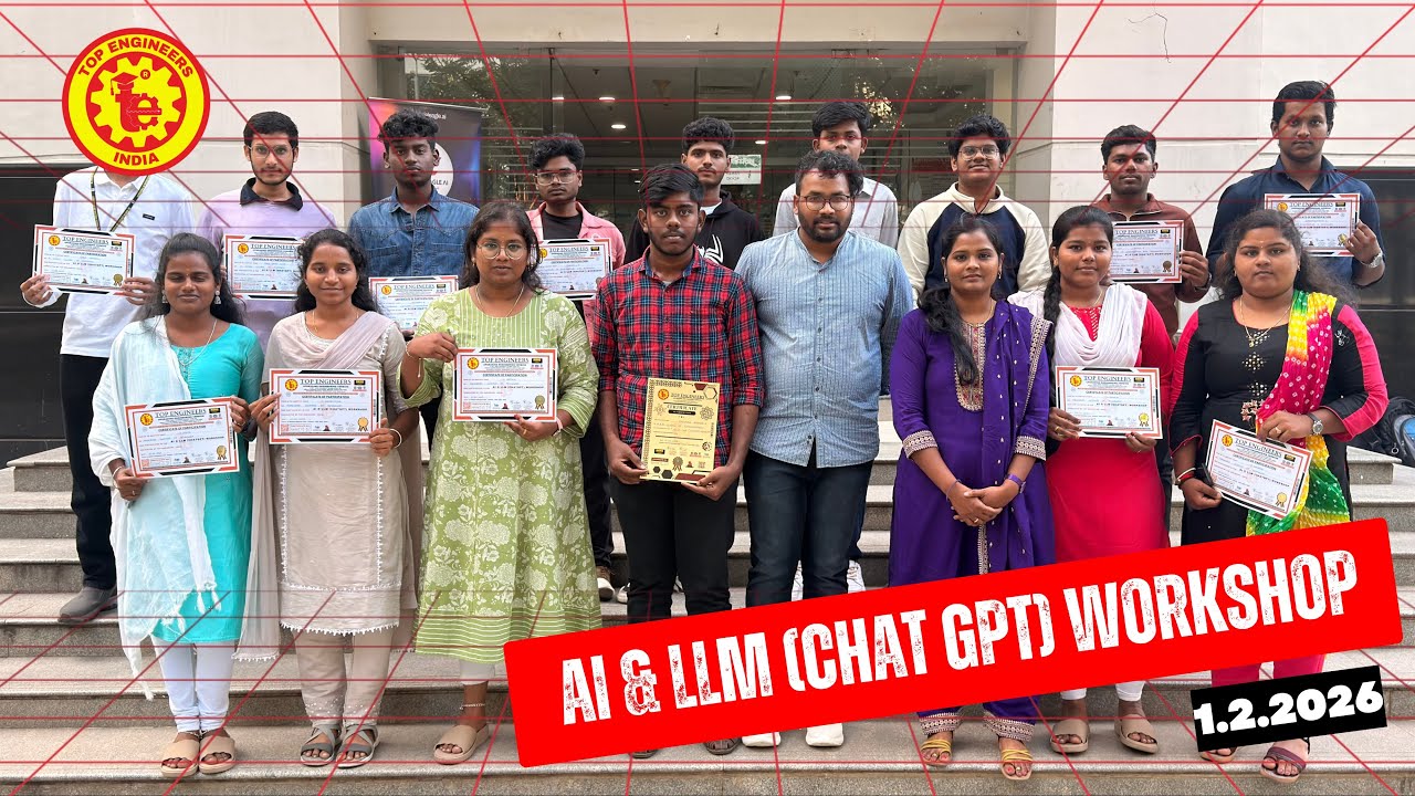 Top Engineers | AI & LLM (Chat GPT) Workshop | 1.2.2026