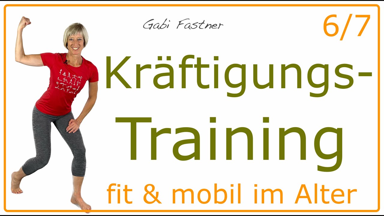 6/7🔸20 min.  Kräftigungs - Training | Übungen im Stehen, ohne Geräte