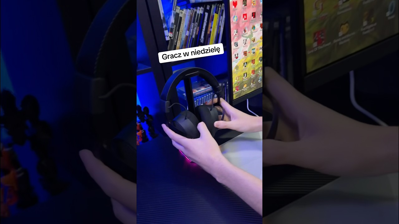 Gracze w niedzielę wieczorem😅 #gamer #komputer #gry