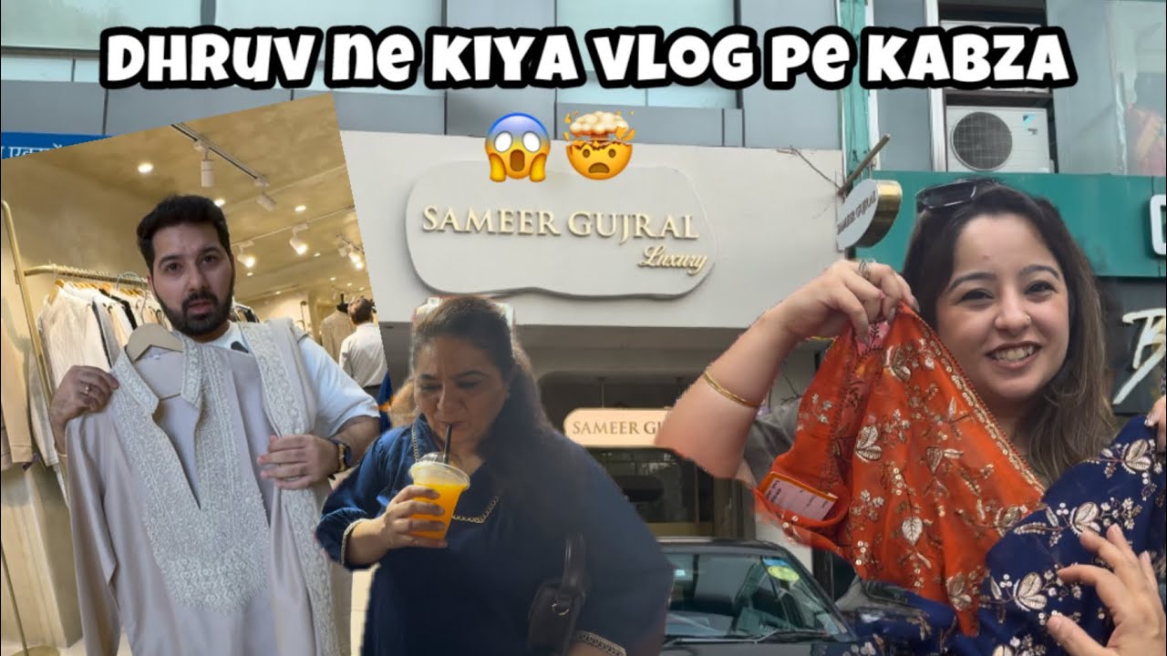 Dhruv ne kiya KABZA 😜| Southex Shopping + Karwa Chauth Prep | Ayushi ki Duniya Ep-12 | Ayushi Khanna
