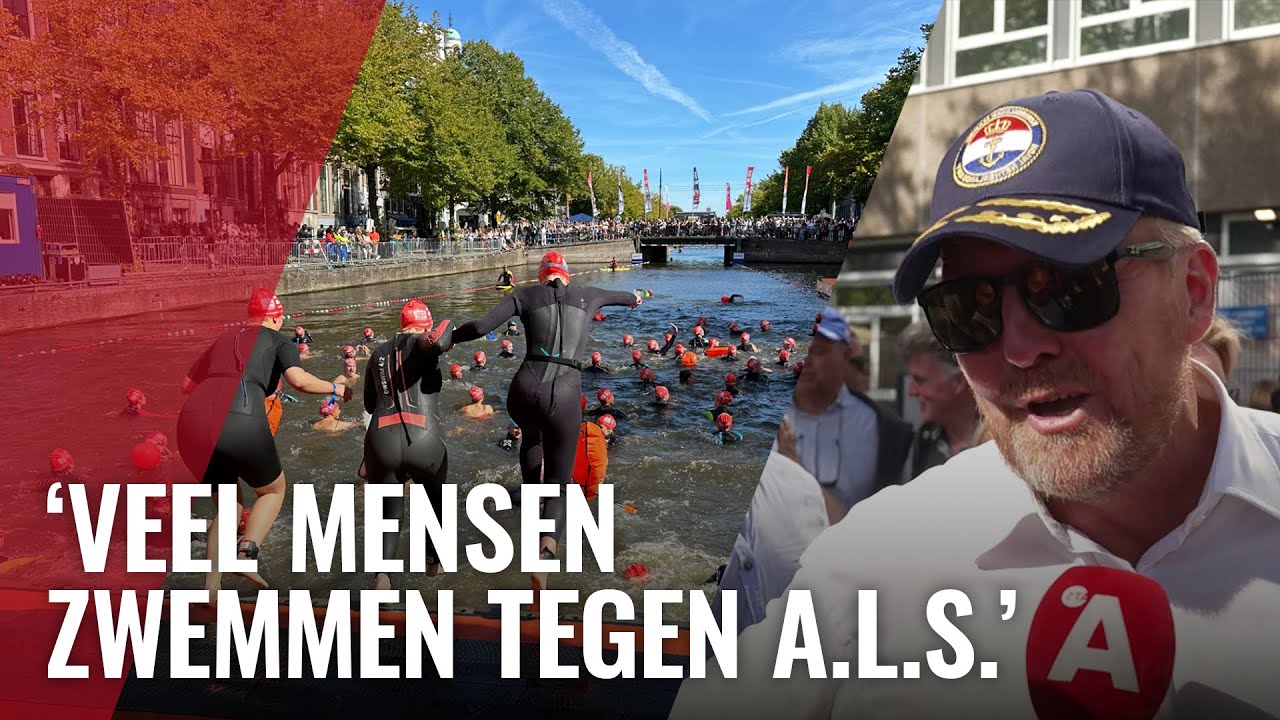 Zo verliep Amsterdam City Swim 2025: 1,7 miljoen opgehaald voor ALS