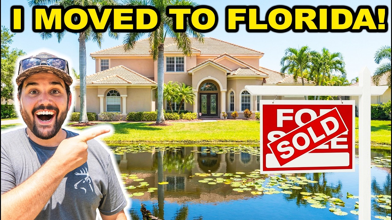 I MOVED TO FLORIDA!!! Full Property Tour - (Backyard Pond, Farm, Canals, Pool, and MORE)