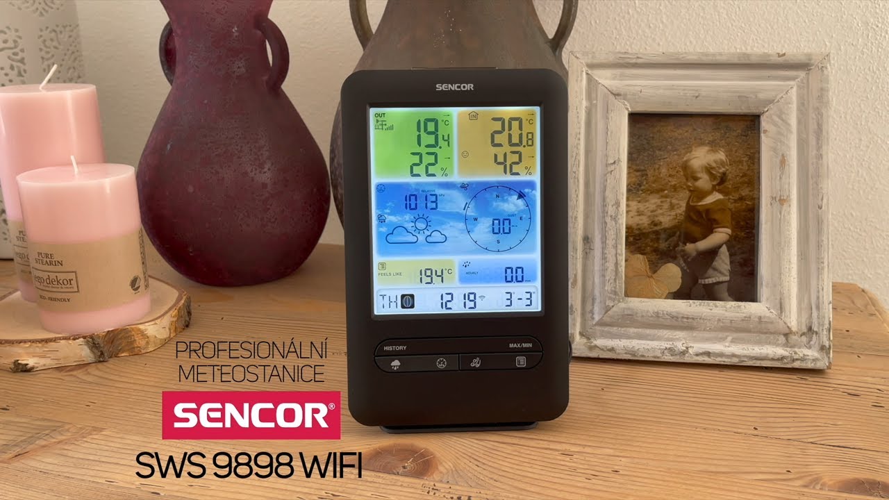 Unboxing meteorologické stanice Sencor SWS 9898