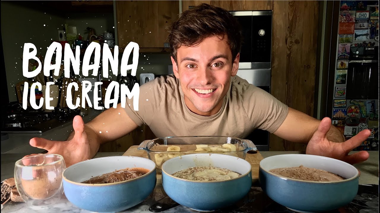 My Post-Workout Fave! | Banana Ice Cream Three Ways | Tom Daley