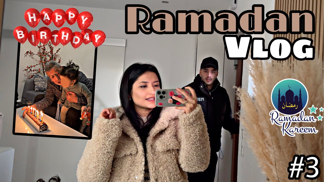 RAMAZAN VLOG #3 🌙 Ich arbeite wieder👩🏻‍💻 Opa hat Geburtstag 🎂 | RabiaxEren