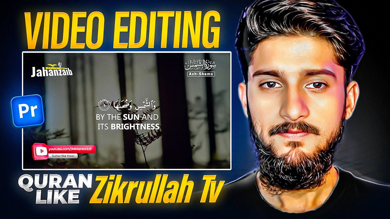 Zikrullah TV Style Quran Video Editing | Full Adobe Premiere Pro Tutorial | JM Mentor 2.0