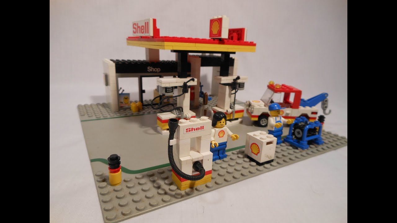 Legoland Vintage Service Station Shell LEGO Set 6378